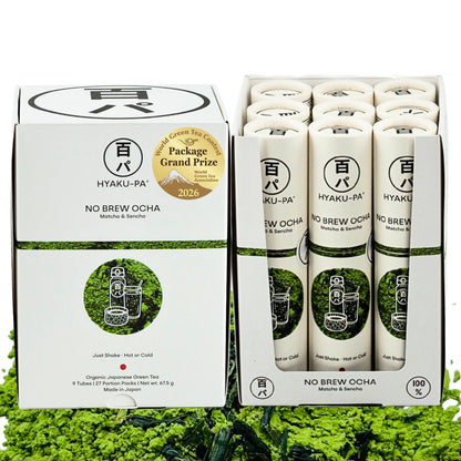 HYAKU-PA NO BREW OCHA (Display Box with 9 Tubes)