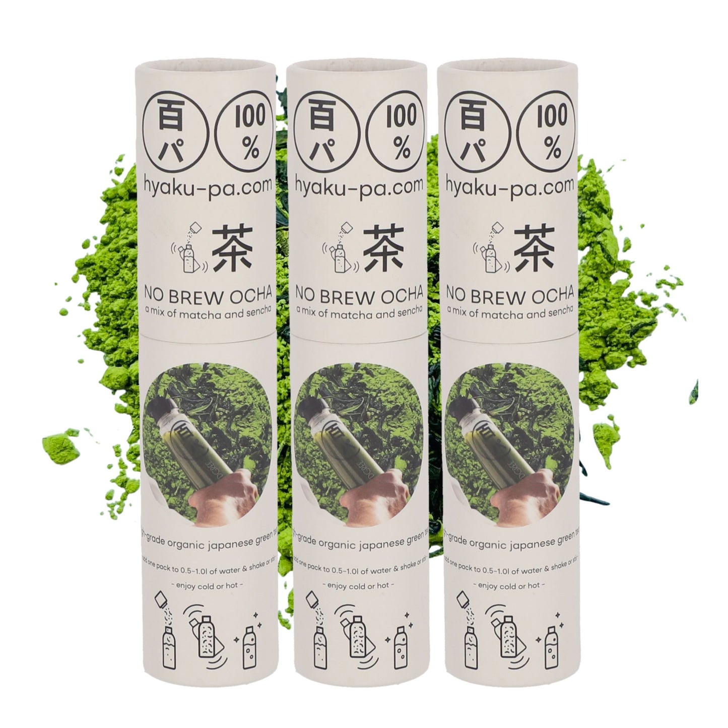HYAKU-PA NO BREW OCHA (Set with 3 Tubes)