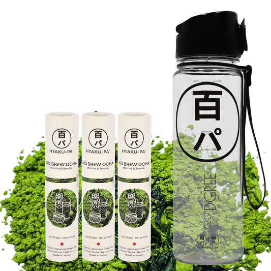 HYAKU-PA STARTER SET (3 Papierdosen + Flasche, 500ml)