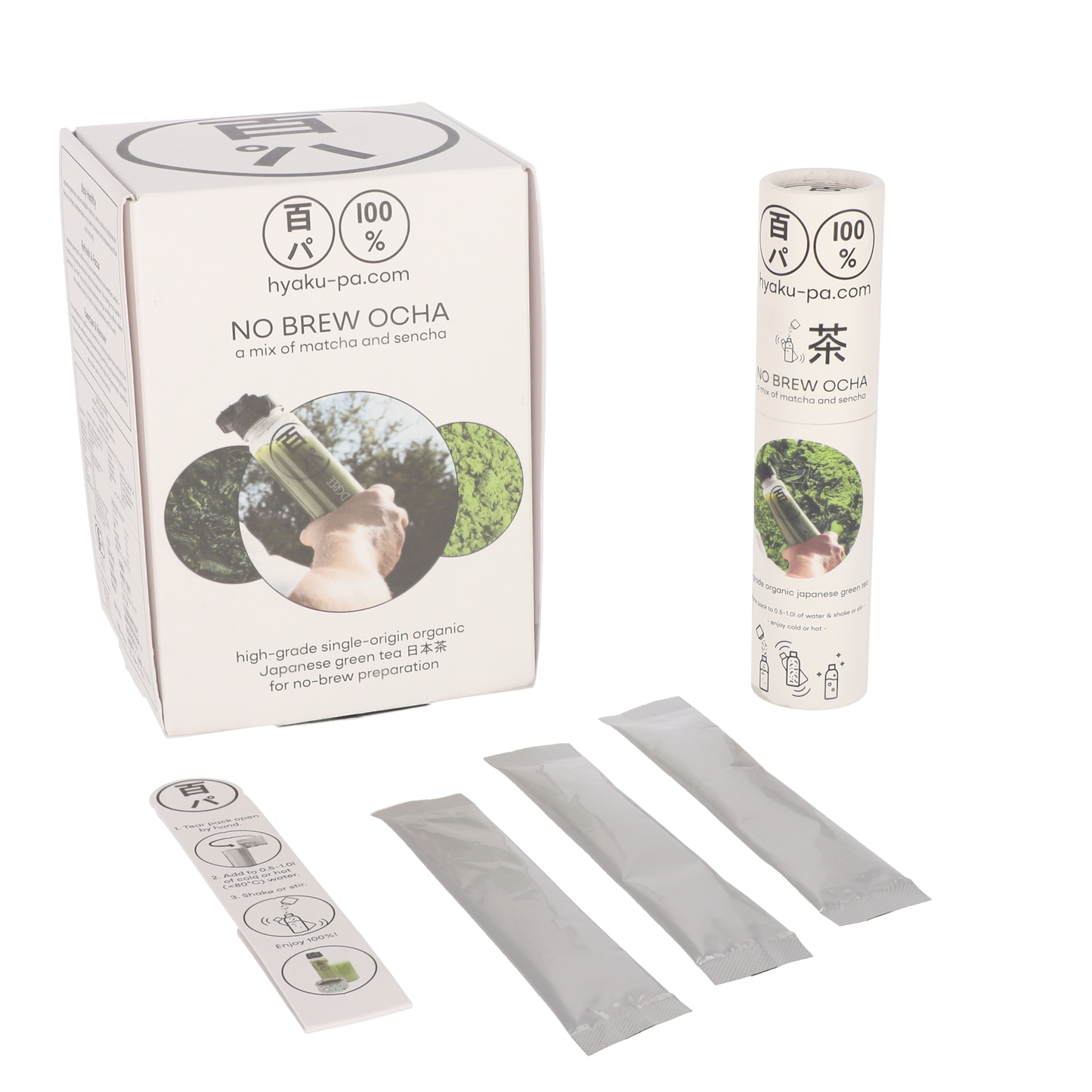 HYAKU-PA NO BREW OCHA (Display Box with 9 Tubes)