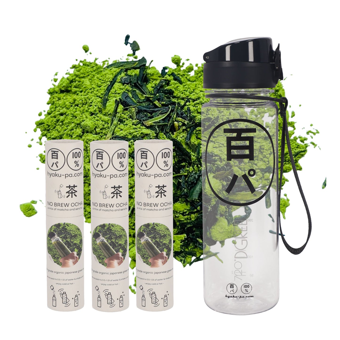 HYAKU-PA STARTER SET (3 Tubes + Bottle, 500ml)