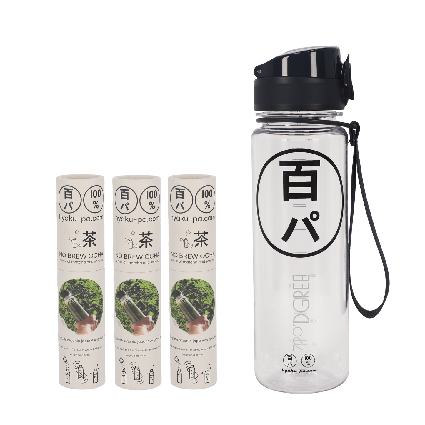 HYAKU-PA STARTER SET (3 Tubes + Bottle)